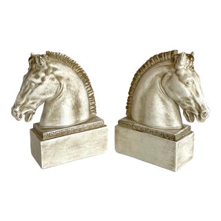 1957 Universal Chicago Horse Bookend Pair For Sale