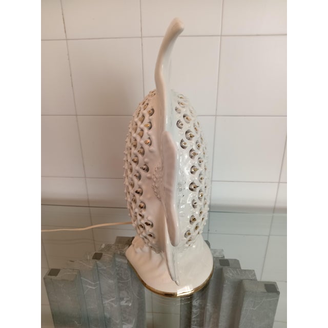 Fish Lamp from G.E.S Sesto Fiorentino, 1980s For Sale - Image 4 of 10