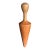 Antique Large Handcrafted Wood Cone Pestle For Sale