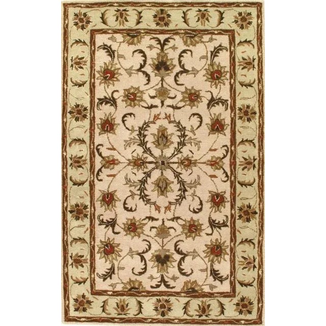 2020s Bige Hand-Tufted For Sale - Image 4 of 4