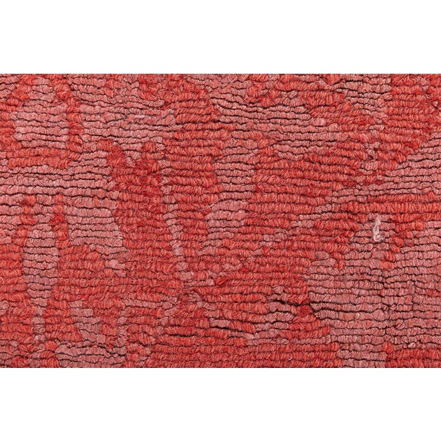 Modern Traditional Red Wool & Silk Rug – Hand-Knotted Masterpiece by Doris Leslie Blau Size: 8'0" × 9'9" (243 × 297 cm)...