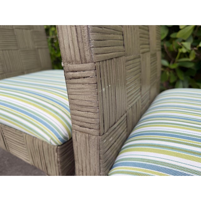 Braxton Culler Chart House Dining Chairs With Woven Rattan Backs, Set of 4 For Sale - Image 10 of 17