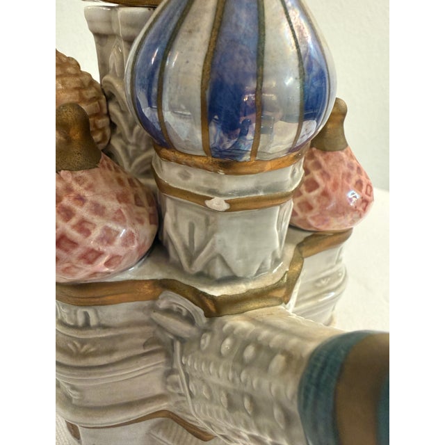 1990s Fitz and Floyd Taj Mahal / St. Basil Cathedral Figural Teapot – Architectural Collectible For Sale In Mobile - Image 6 of 12