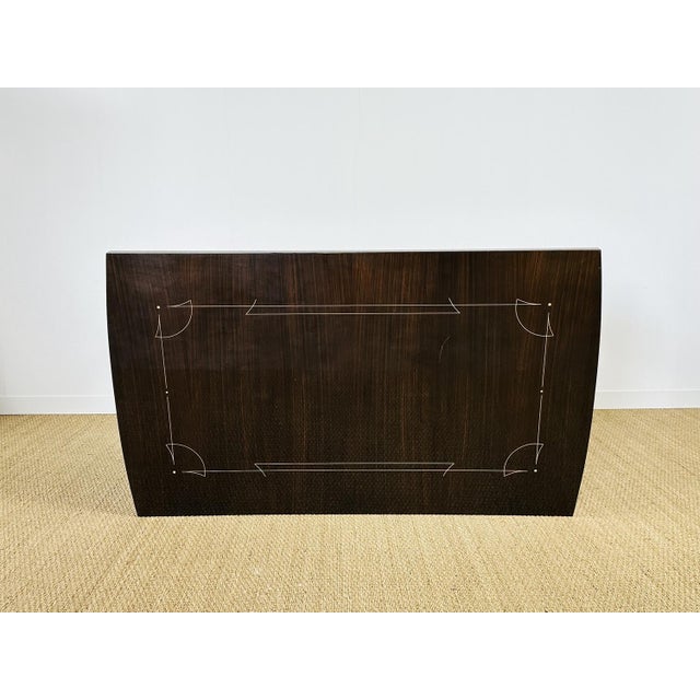 Art Deco Dining Table in Macassar Ebony, 1940s For Sale - Image 4 of 14