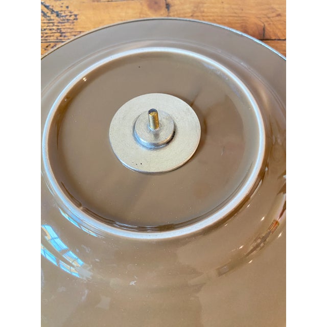Late 20th Century Arte Italic Pewter Pedestal Serving Plate For Sale - Image 9 of 12