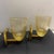 Mid-Century Modern Two 1990s Barovier Style Mid-Century Modern Murano Glass and Brass Wall Sconces For Sale - Image 3 of 16