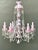 Late 20th Century Vintage Check Cut Crystal Swag Chandelier For Sale - Image 5 of 12