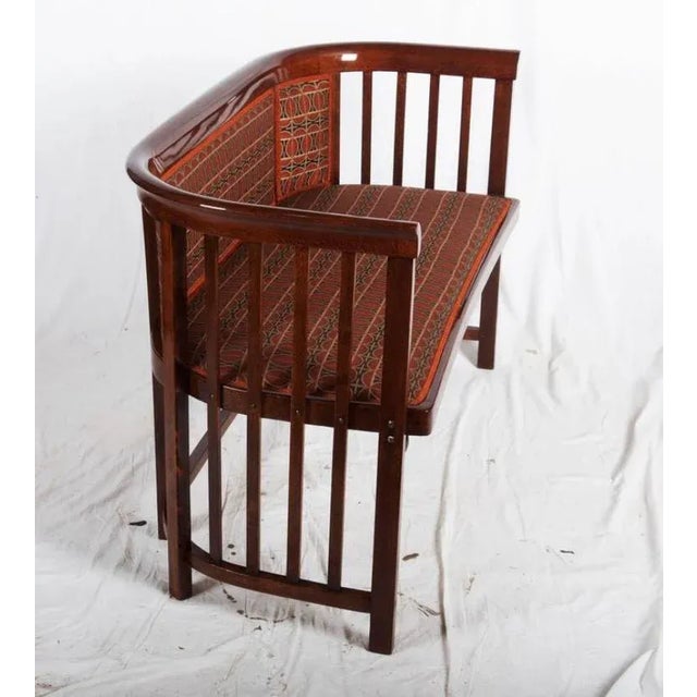 Not Yet Made - Made To Order Antique Bentwood Settee by Josef Hoffmann for Thonet For Sale - Image 5 of 11