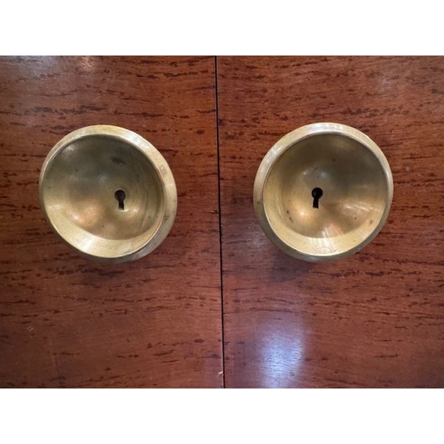 Mid 20th Century Art Deco Style Mahogany 4 Door Sideboard For Sale - Image 4 of 6