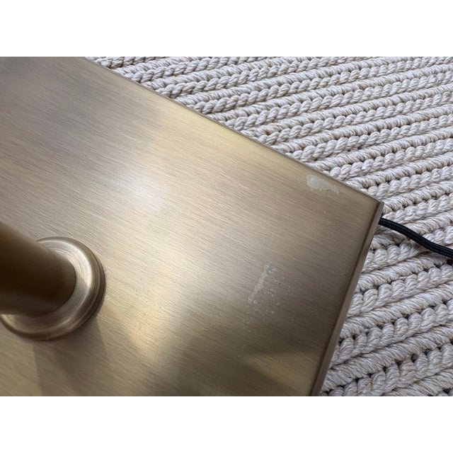 Rh Pyramid Telescoping Floor Lamp Vintage Brass | Adjustable Height | Cast Zinc & Steel For Sale In Columbus - Image 6 of 18