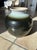 Ceramic Sculptural Celadon and Iron Oxide Glazed Ceramic Art Vase by Martha Katzer for Karlsruher Majolika, Germany, 1940s For Sale - Image 7 of 15