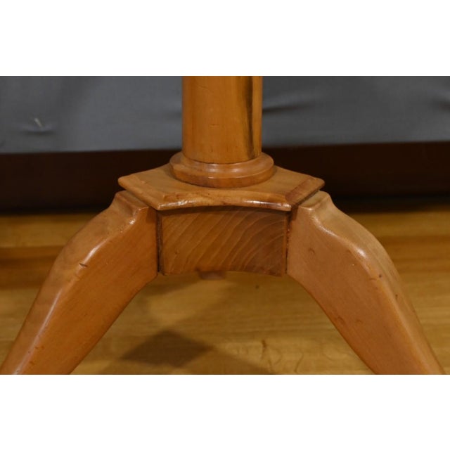 Pedestal Table in Cherry For Sale - Image 11 of 18