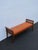 Mid 20th Century Mid Century Modern Caned Long Upholstered Window Hall End of Bed Bench 6636 For Sale - Image 5 of 15