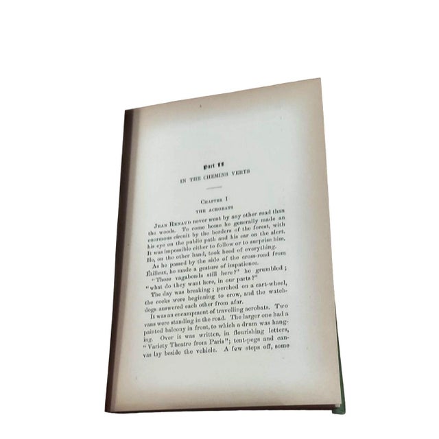 Late 19th Century 1892 the Woodman Green Hardcover Antique Book De Glouvet French Novel For Sale - Image 5 of 9