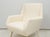 White Pair of Italian Mid-Century Lounge Chairs For Sale - Image 8 of 9