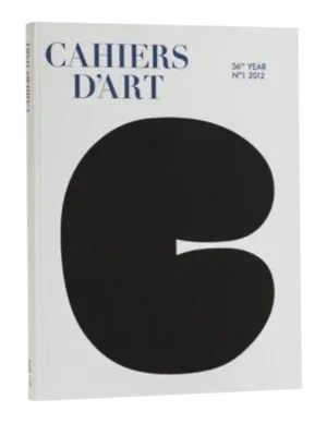 Cahiers d'Art Revue, No. 1, 2012: Ellsworth Kelly (2012) Paperback With Original Lithograph by Kelly