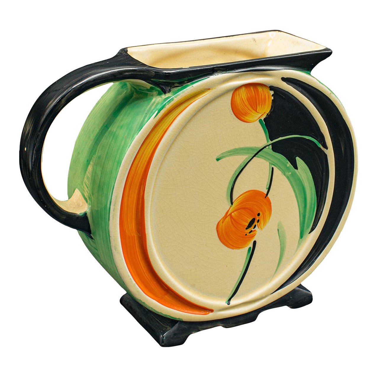 1930's Vintage English Ceramic Display Jug | Chairish
