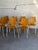 Mid 20th Century Set of 8 Danish Modern Bentwood Dining Chairs White Metal Mid Century Chairs For Sale - Image 10 of 10