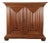 Antique Wave Cabinet in Oak, 1750 For Sale