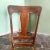 Antique Nc Chair-Leather Seat-Shaker Style-Primitive Accent Chair-Farm-Wood-Desk For Sale - Image 10 of 11