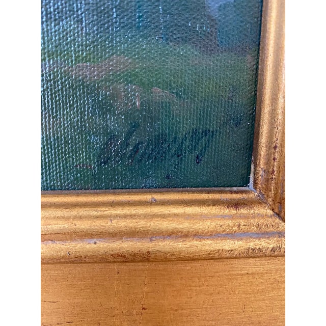 “Backyard Sunrise” Plein Air Landscape Oil Painting by Michael Obermeyer, Framed For Sale In Los Angeles - Image 6 of 16