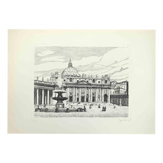 Giuseppe Malandrino, 1970s, Etching For Sale
