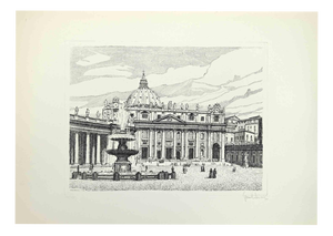 Giuseppe Malandrino, 1970s, Etching