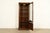 1960s Davis Cabinet Co. French Regency Louis XVI Carved Cherry Wood Lighted Bookcase or Display Cabinet, Circa 1960s For Sale - Image 5 of 17