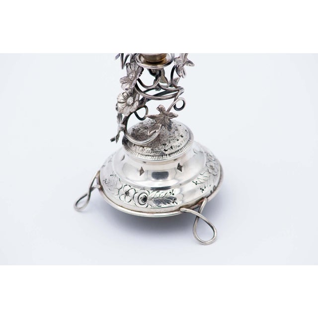 Silver Toothpick Holder with Chalice, in Very Good conditions. Designed 1890 to 1919 This piece has an attribution mark, I...