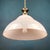 Mid-century swirl pink Murano glass pendant lamp Italy 1970s The stylish and elegant, this swirl pink Murano glass pendant...