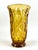 20th Century Art Deco Glass Vase in Amber Colored, Austria, 1920s For Sale - Image 15 of 17
