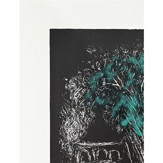 Marc Chagall, L'Arbre Vert aux Amoureux, 1980, Lithograph For Sale - Image 3 of 7