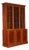 Mahogany Bookcase with Blown Glass, England, 1900s For Sale