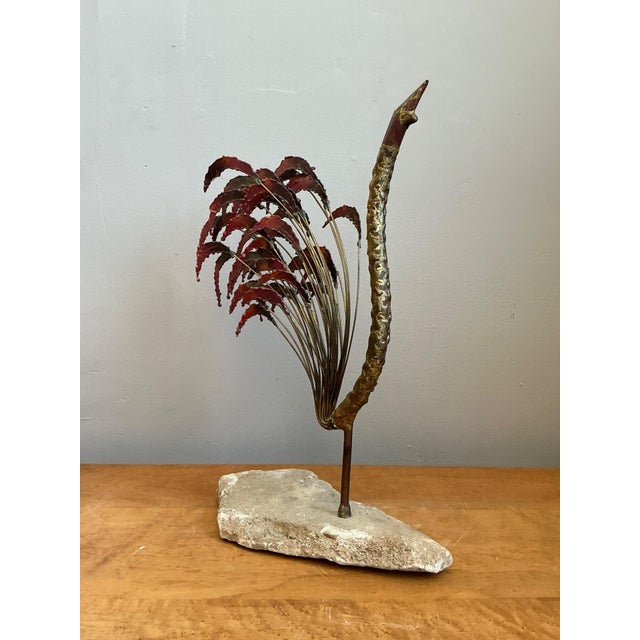 Mid-Century Modern Abstract Metal Rooster Sculpture For Sale - Image 14 of 16