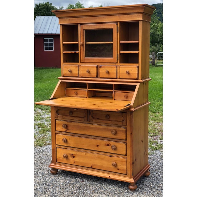Broyhill Yorkshire Market Pine Secretary Desk Chairish