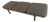 Vintage Three-Seat Modular Chrome and Taupe Upholstered Bench – 80” For Sale
