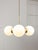 Mid-Century Modern Mid-Century Modern Italian Pendant Light in Brass and Opaline Glass, 1960s For Sale - Image 3 of 15
