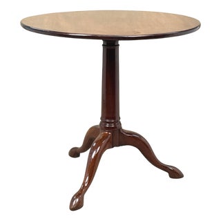 Georgian Mahogany Tripod Table, 1760s For Sale