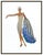 Art Deco 1984 Diva II Art Deco Tan Embossed Serigraph Erté For Sale - Image 3 of 6