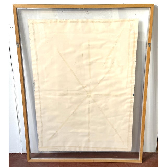 Andrea Bolley, Canadian Born 1949, Wrap Series #026, 1980 Paper Painting For Sale - Image 11 of 11