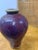 Traditional 19th Century Petite Sang De Boeuf or Flambé Deep Purple Baluster Vase For Sale - Image 3 of 3