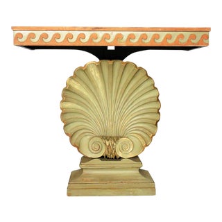 Rare Edward Wormley for Dunbar Shell Console For Sale