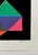 Abstract Attributed to Baladine, 1960's Baladine Op Art KInetic Screenprint Lithograph Vibrant Mod Neon Colors For Sale - Image 3 of 6