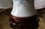 Vintage Chinese Celadon-Ground Famille Rose Celestial Figure Porcelain Table Lamp For Sale - Image 10 of 18