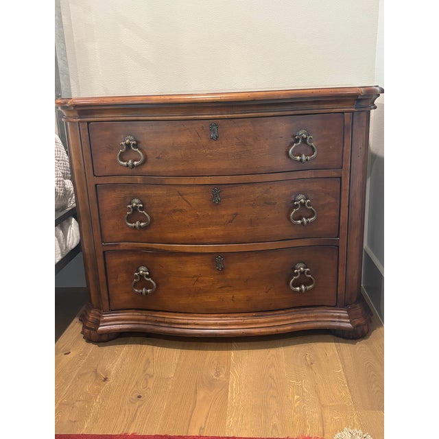 Wood Century Furniture Italian Cabinet, Sideboard and Two Chests, 4 Pieces For Sale - Image 7 of 18