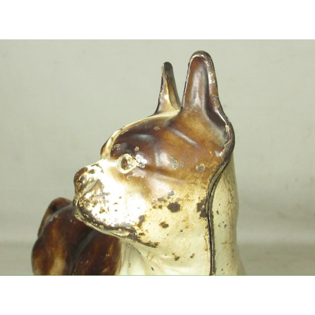 Vintage Cast Iron Hubley Boston Terrier Doorstop For Sale - Image 10 of 15