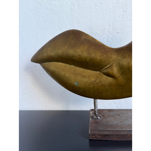 Domenico Calabrone Bronze Modernist Sculpture of Female Torso - Brazil 1980s For Sale - Image 11 of 14