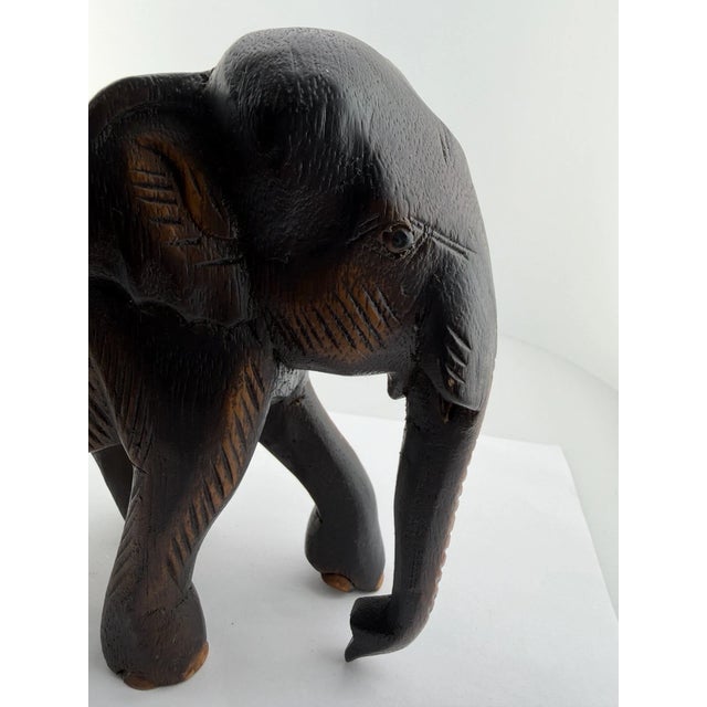 Bring natural warmth and timeless character to your home with this **Vintage Mid-Century Modern Wooden Hand-Carved...