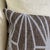Contemporary Custom Brown and Lavender Top Designer Kelly Wearstler for Lee Jofa Linen Pillow With Insert For Sale - Image 3 of 9