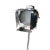 Swivel spotlight, made of steel and adjustable in height. United Kingdom, 1970. Up to 250V (Europe/UK Standard).The wiring...